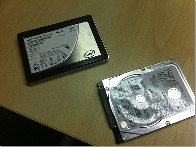 Intel SSD & Standard HDD
