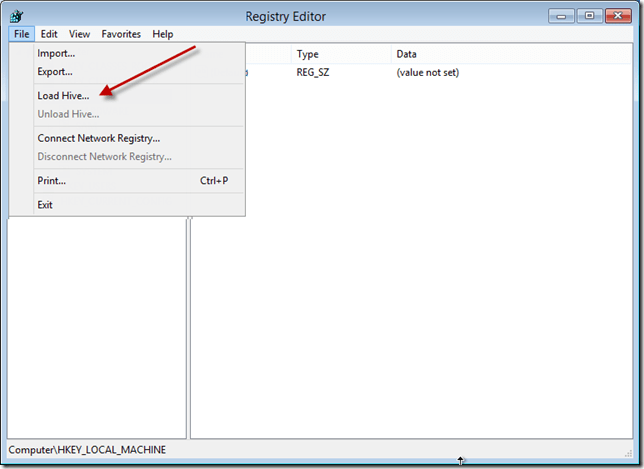 Advanced Installation Repair Options Screen Load Hive