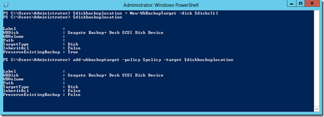 New-WBBackupLocaiton