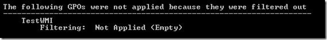 WMI GPO Success