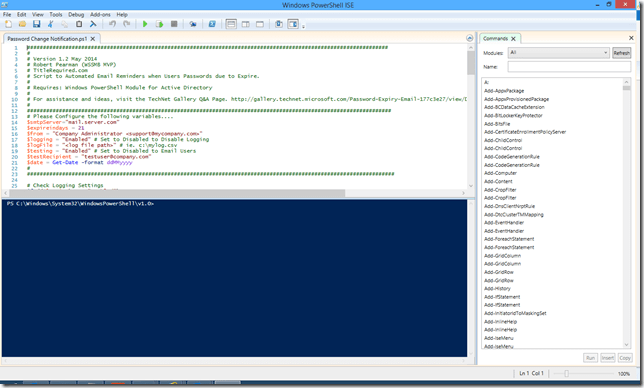 PowerShell ISE