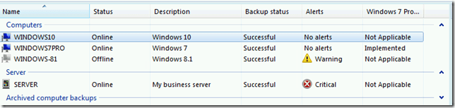 Client Backup Success