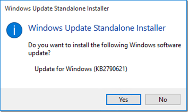 Update Install