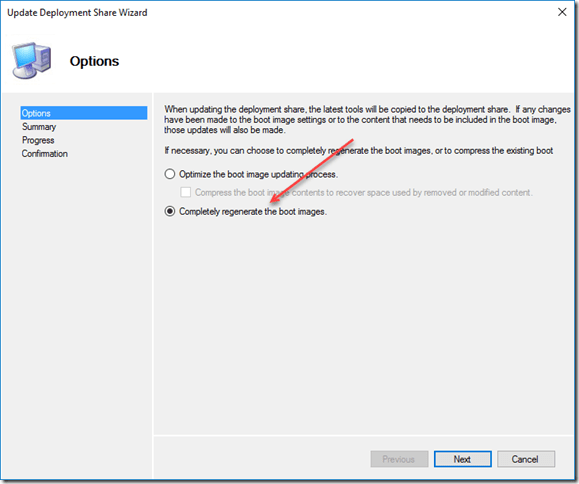 Update Deployment Share