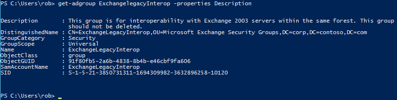 ExchangeLegacyInterop group description.