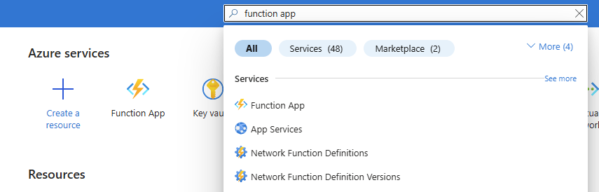 Function App in Azure